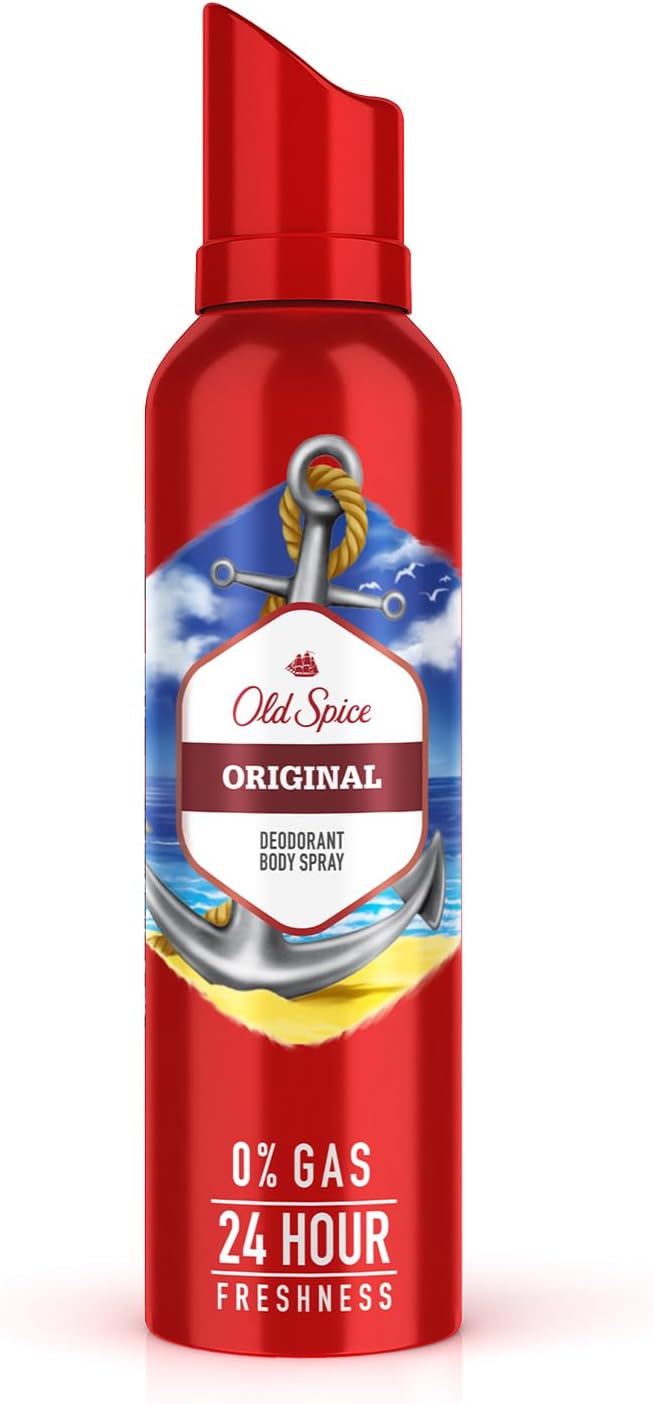519aUmQnV5L._AC_SL1500_ اسبراي رجالي Old Spice Original – ثقة وانتعاش لا ينتهي - الصورة 1