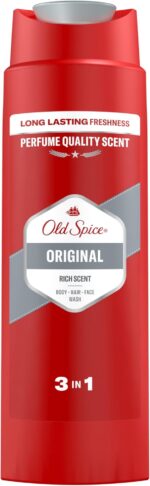⁦Old Spice Original جل استحمام برائحة تدوم طويلاً – 400 مل | Old Spice Original Shower Gel Long Lasting Scent 400ml⁩ - الصورة ⁦5⁩