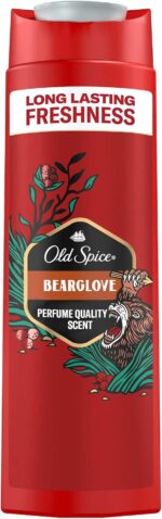 Old Spice Bearglove جل استحمام وشامبو للرجال – عبوة 6 × 400 مل | Old Spice Bearglove Shower Gel & Shampoo for Men Pack of 6 (6×400ml) - Image 3